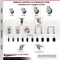 Service Caster 4 Inch 316SS Thermoplastic Rubber Swivel Bolt Hole Caster Set with 2 Lock Brake SCC-SS316BHTTL20S414-TPRB-2-S-2 - alternate 5